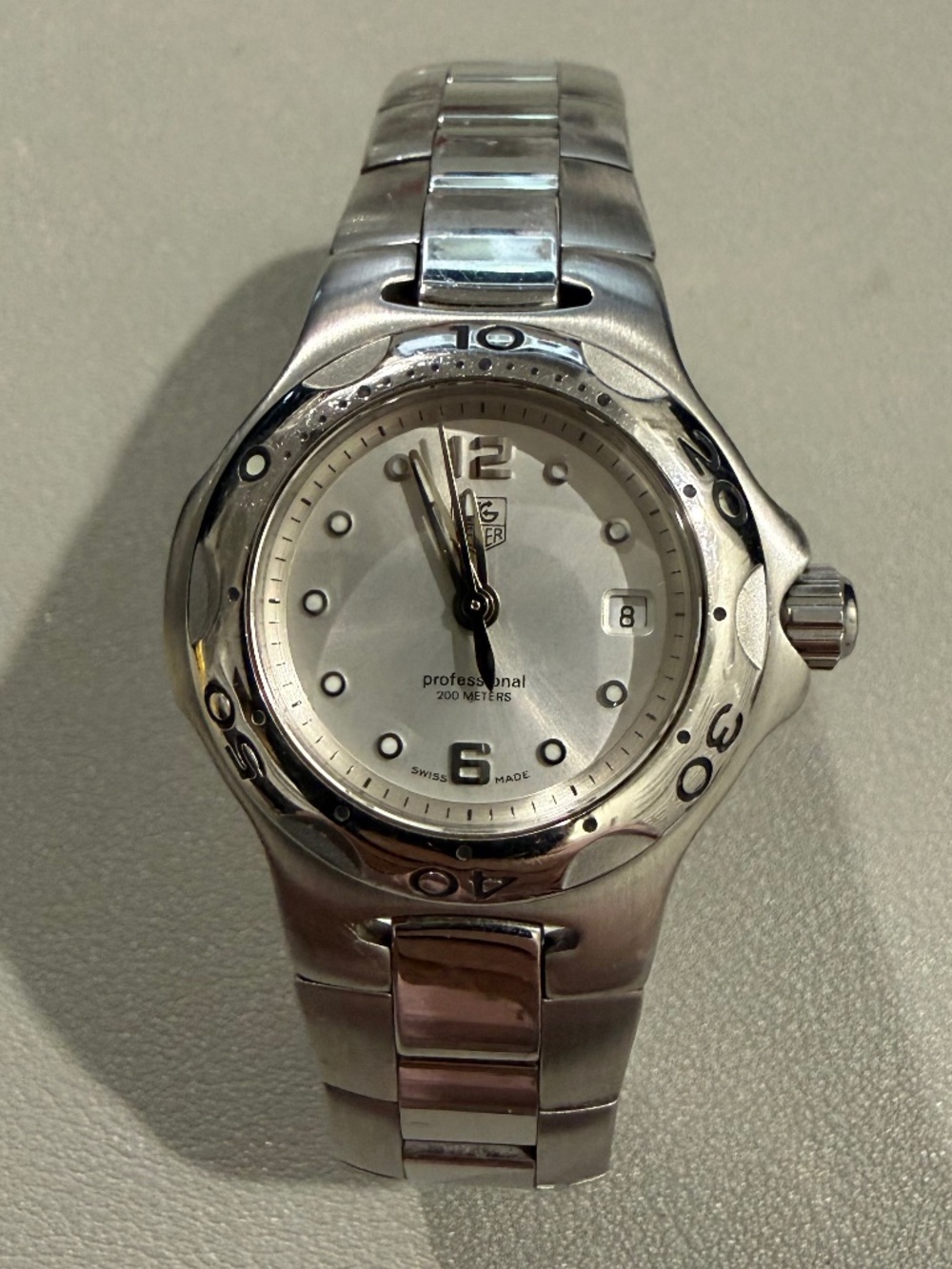 Tag Heuer Kirium Stainless Steel Silver Dial Quartz Movement 28mm